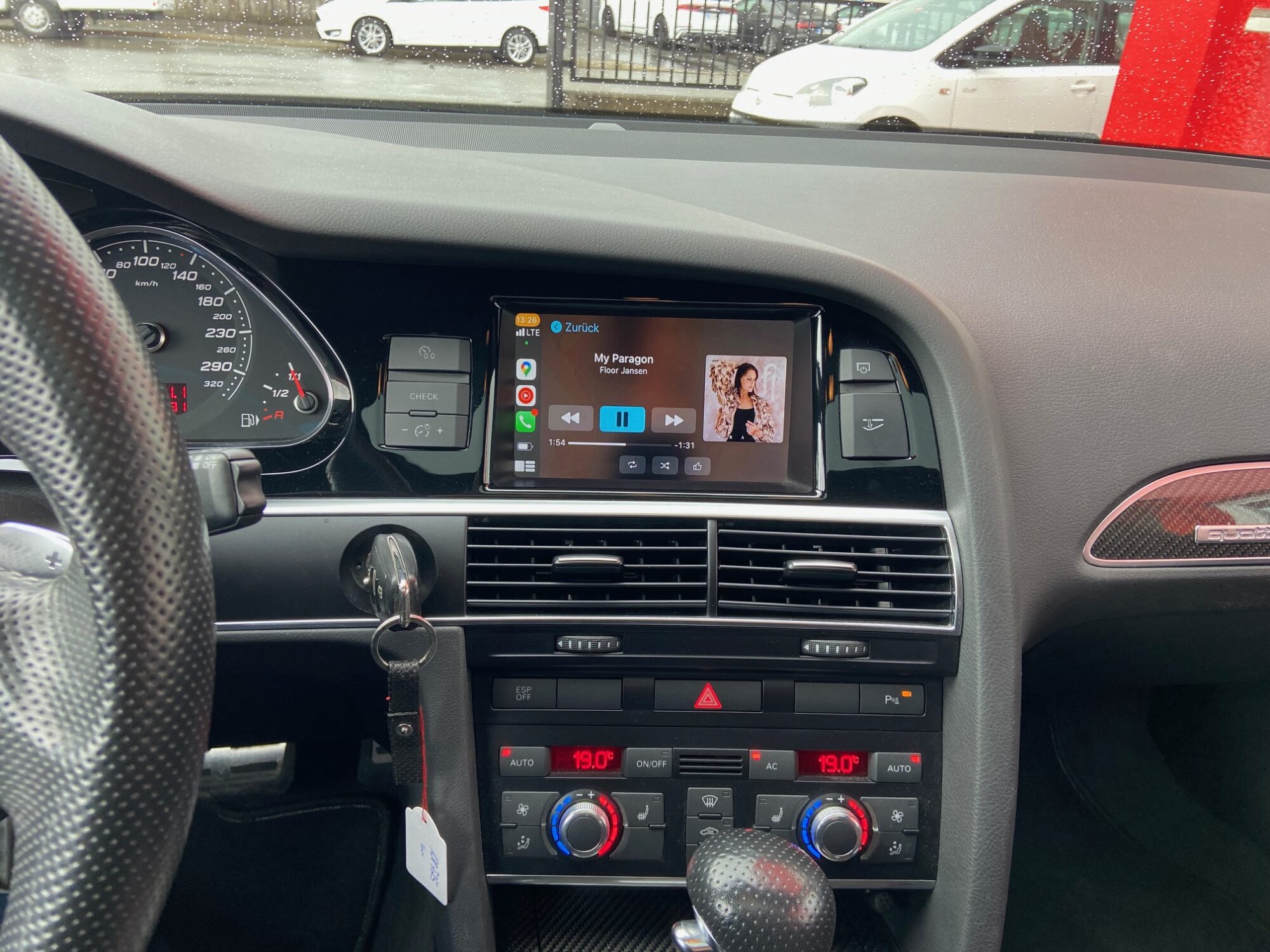 Audi RS6 4F CarPlay Integration