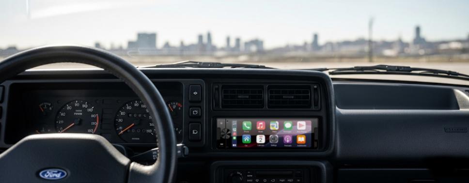 Ampire CPR060 Einbaubeispiel – 1DIN Touchscreen CarPlay Android Auto