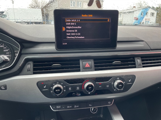Audi A4 B9 MMI DAB+ – Senderauswahl und Programmliste